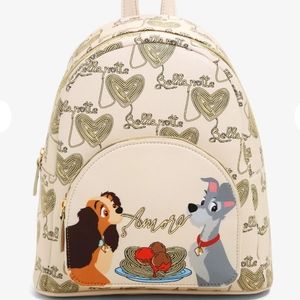 NWT Lady and the Tramp Mini Backpack